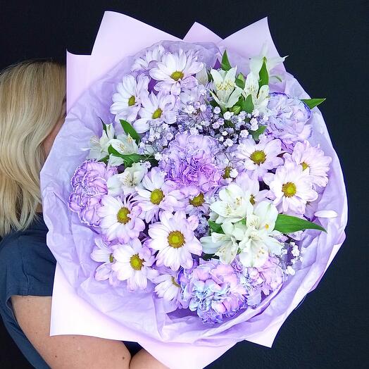💜Букет "Лиловая дымка"