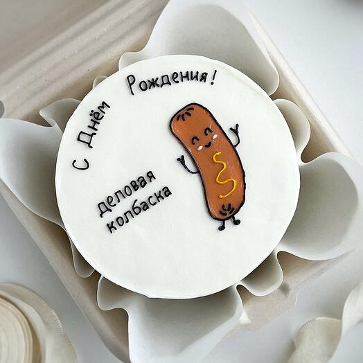 Business Sausage Bento cake