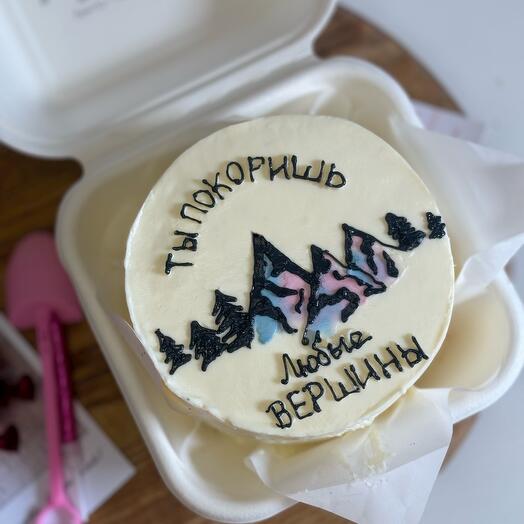Бенто торт с мотивацией