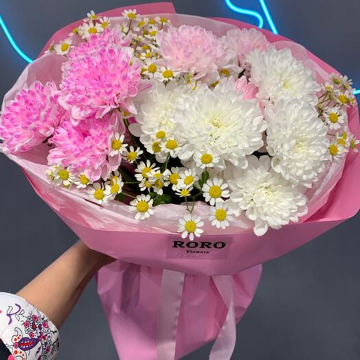 Хризантемы и ромашки для самых романтичных 🥰