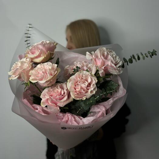 🌸ШОК🌸 Пинк Мондиаль 🌸 7 французских роз