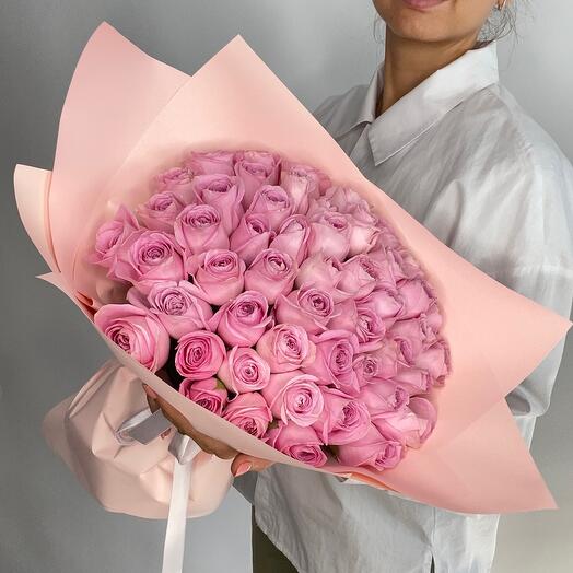 51 pink roses