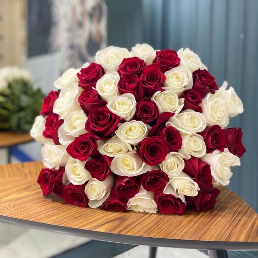 Микс из роз 51