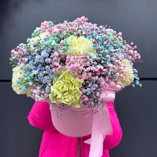 Цветы в коробке