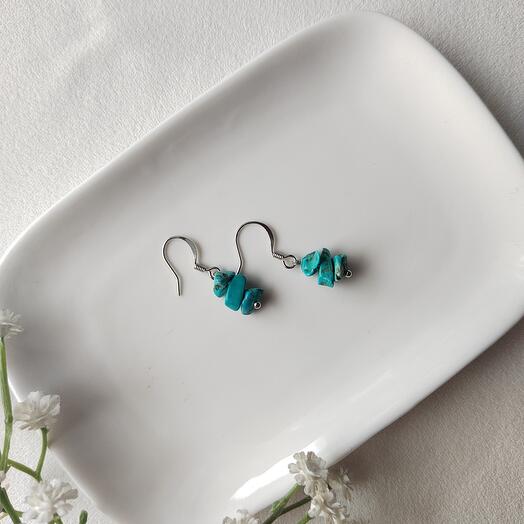 Серьги из говлита