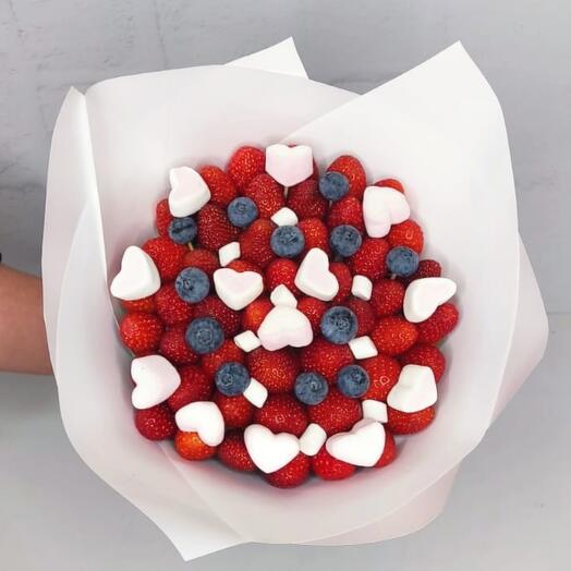 Букет из клубники/ новый год/ рождество/ корпоративные подарки