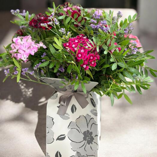 Flowers in box