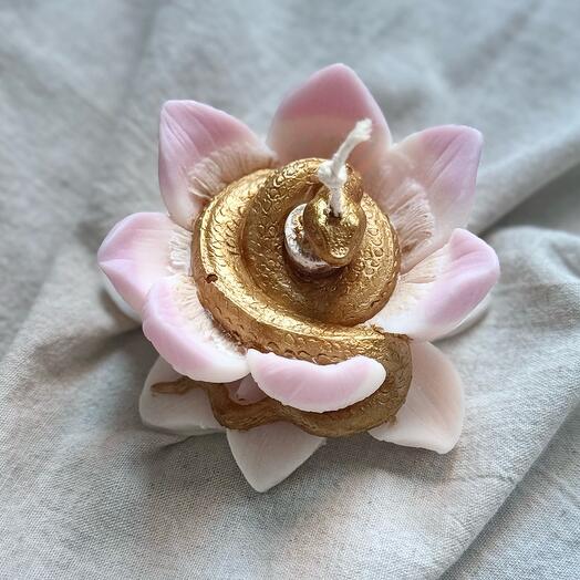 Свеча интерьерная «Змея и Нимфея»