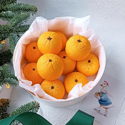 Мандарины из зефира