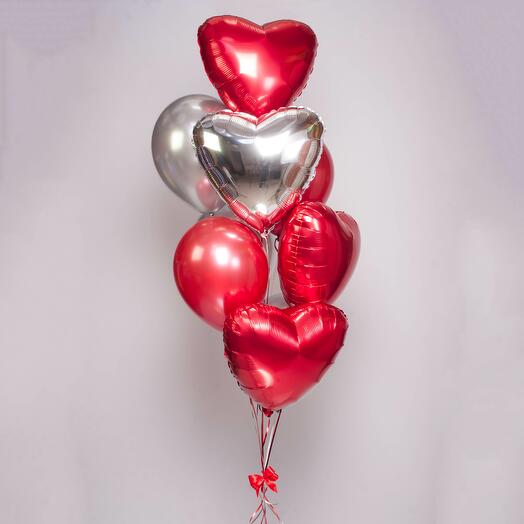 Воздушные шары с гелием Сет 9