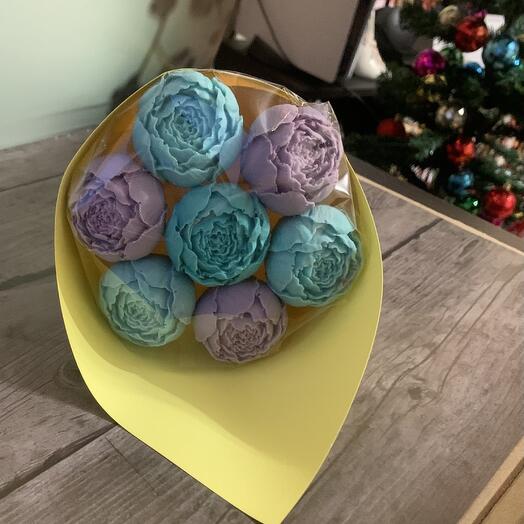 Шоколадные пионы для руководителя. Корпоративный букет
