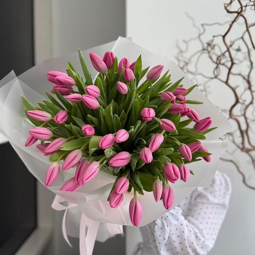 Букет 51 тюльпан