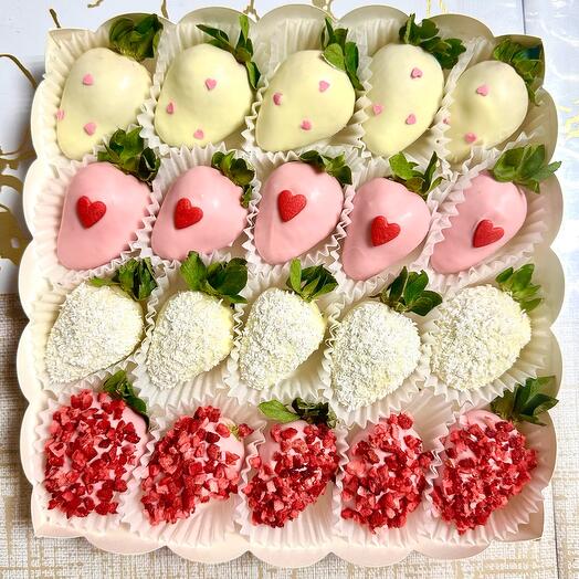 Клубника в шоколаде Pink Romantic