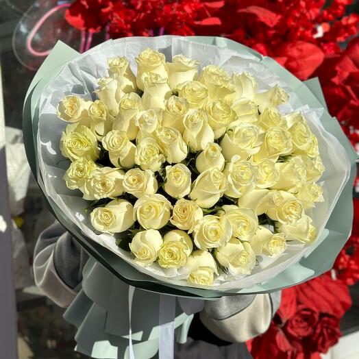 Букет из белых Роз