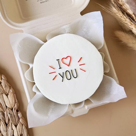 Бенто-торт I love you
