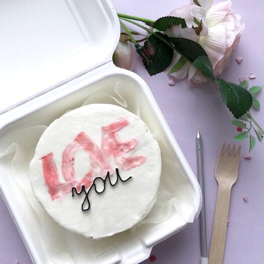 Бенто-торт Love you