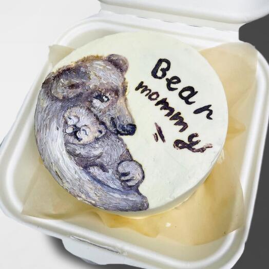 Бенто торт маме «Bear momy»