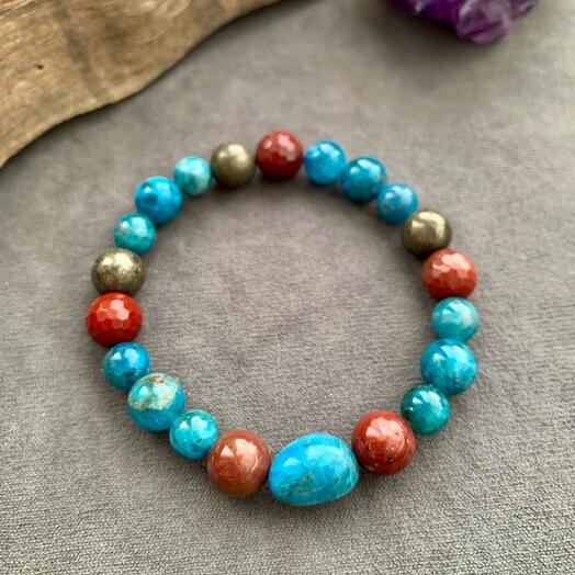 Браслет «Волшебный пендель» из натуральных камней