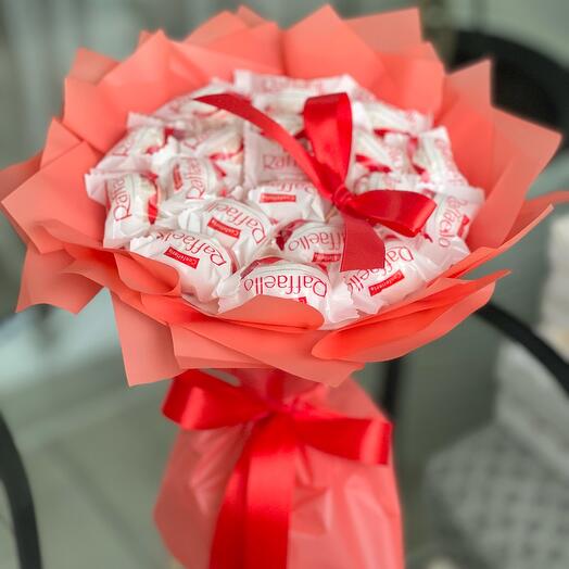 Букет из конфет raffaello