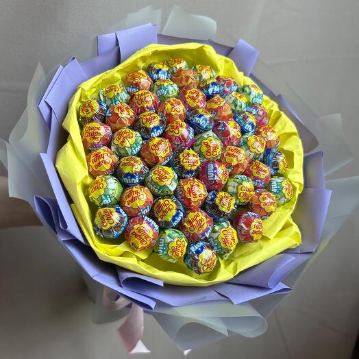 Сладкий букет из ChupaChups
