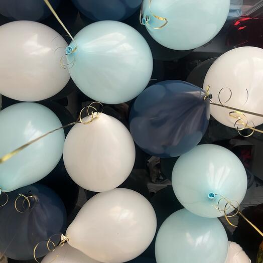 15 globos bajo techo