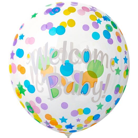 Шар BUBBLE СФЕРА 18" WELCOME BABY
