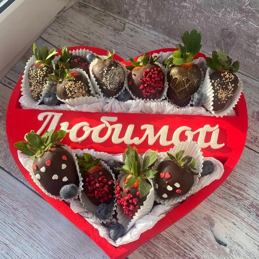 Набор 21 клубники в шоколаде