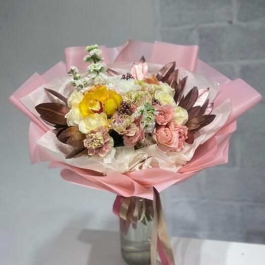 Букет розовое золото 🌸