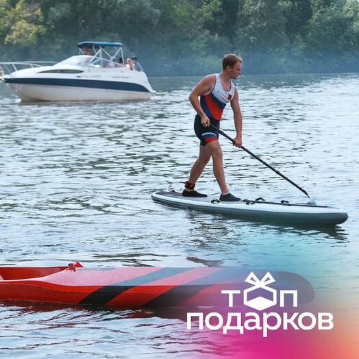 Подарочный сертификат Сплав на сапборде по реке Воря для одного в выходной день (3-4 часа)