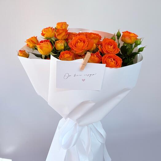 Bouquet "Orange sunset"