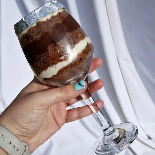 Трайфл брауни в фужере