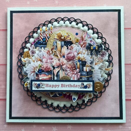Открытка "Happy Birthday"