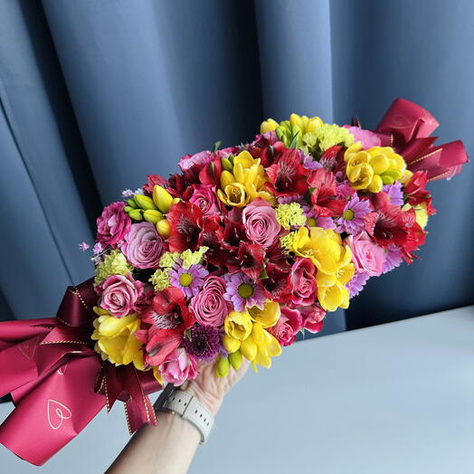 Floral candy Burgundy