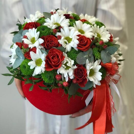 Цветы в коробке