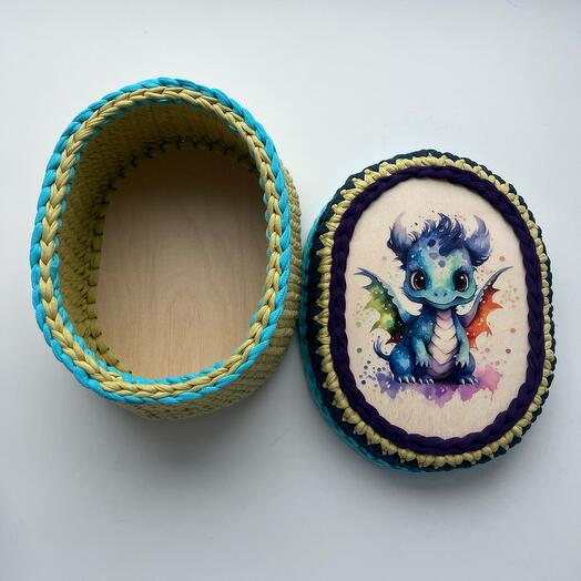 Корзина интерьерная «Дракоша»