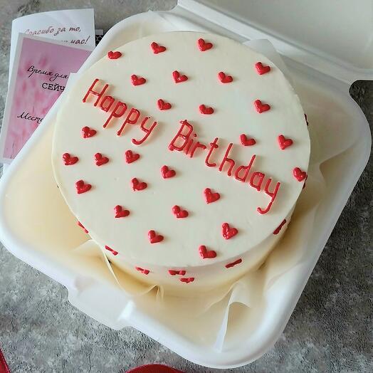 Бенто-торт подарок на день рождения "Happy Birthday"