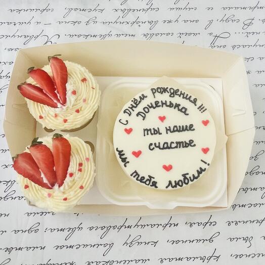 Бенто-тортик «Доченьке» + трайфлы