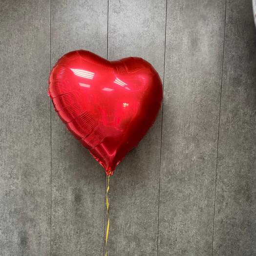 Шар фольгированный, гелиевый «Сердце»
