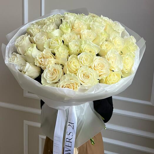 Моно букет из роз 💐
