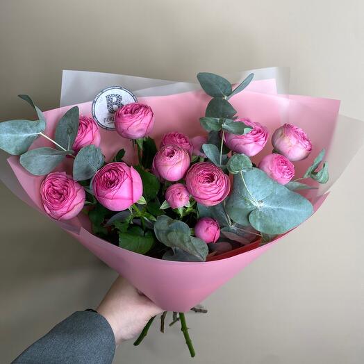 Кустовая Роза малиновая