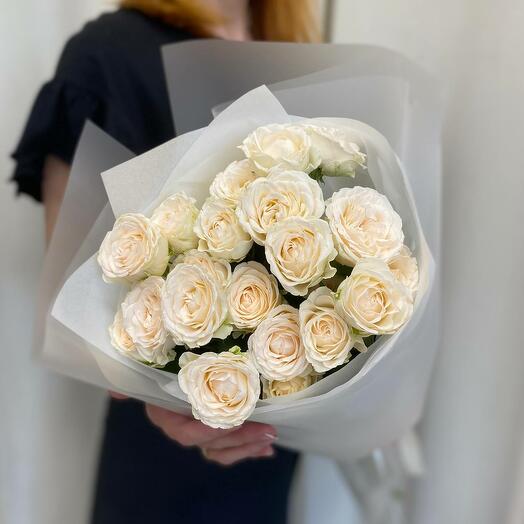 Букет нежная пион роза, 5 шт (мб 11)