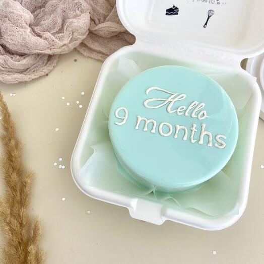Муссовый бенто-торт «Hello month»
