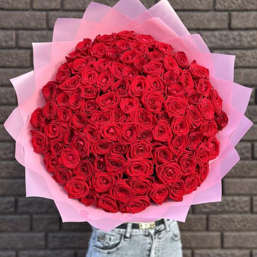 АКЦИЯ🌹101 красная роза