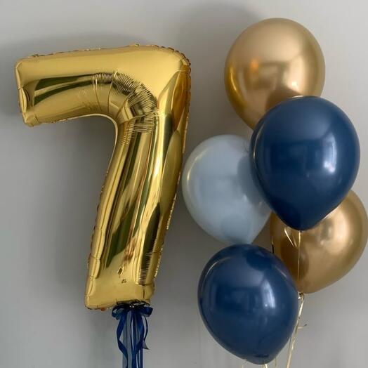 Воздушные шары на 7 лет