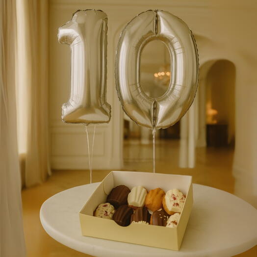 Бокс Мадлен и Шары (Цифры)