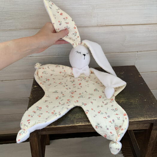 Зайка обнимайка игрушка