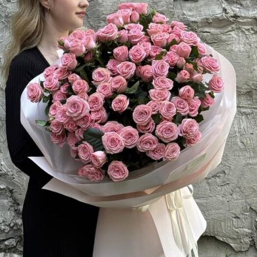 Моно букет из кустовых роз  bal musette