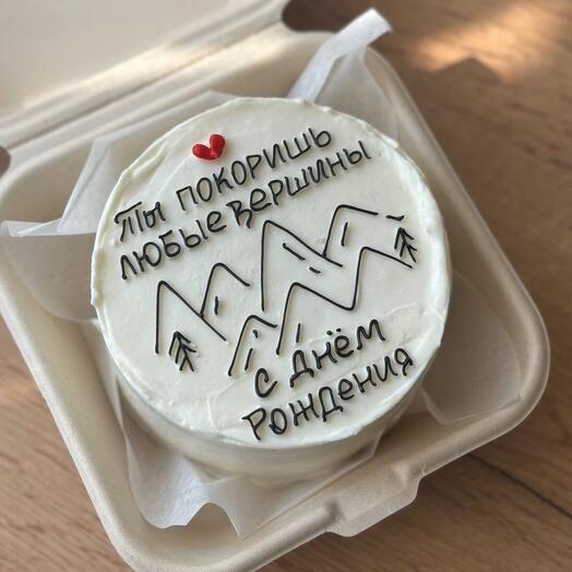 Бенто-торт с горами