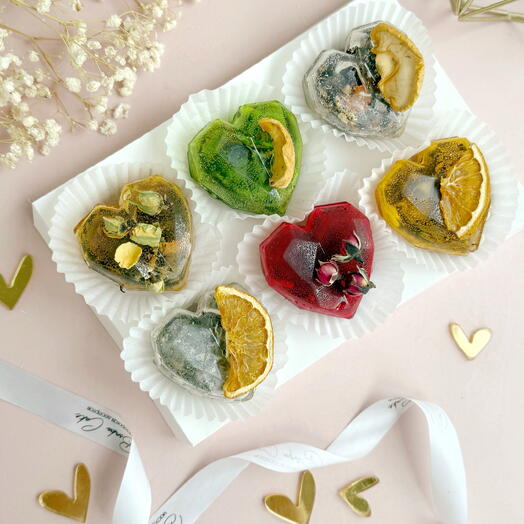 Подарочный набор чайных бомочек , брату, любим, комплимент, коллег родным, друзьям. Чай, чайные бомбочки