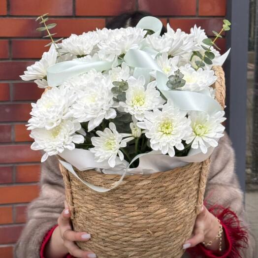 Корзина с цветами